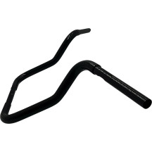 Manillar redondo superior EZ Install de 1-1/4" — diámetro 1-1/4", abrazadera 1", elevación 13", Negro