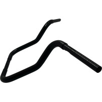 Manillar redondo superior EZ Install de 1-1/4" — diámetro 1-1/4", abrazadera 1", elevación 13", Negro