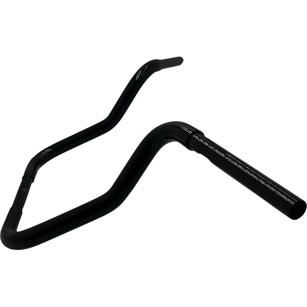 Manillar redondo superior EZ Install de 1-1/4" — diámetro 1-1/4", abrazadera 1", elevación 13", Negro