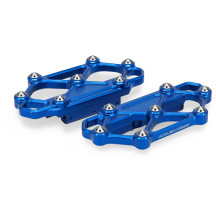 Diamond Floorboards — 32 cm (12-1/2") × 11 cm (4-1/4"), pair, blue anodized