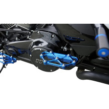 Diamond Floorboards — 32 cm (12-1/2") × 11 cm (4-1/4"), pair, blue anodized