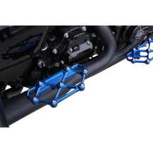 Diamond Floorboards — 32 cm (12-1/2") × 11 cm (4-1/4"), pair, blue anodized