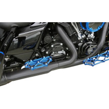 Diamond Floorboards — 32 cm (12-1/2") × 11 cm (4-1/4"), pair, blue anodized