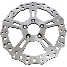 Jagged Brake Rotor — 320 mm, 5-hole, rear fit for FLT Touring Bagger