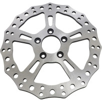 Jagged Brake Rotor — 320 mm, 5-hole, rear fit for FLT Touring Bagger