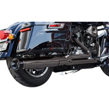2-into-1 Sidewinder® Exhaust System — 2-into-1 system, Lava Chrome, 50 State