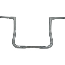 Manillar Flat Top EZ Install de 1-1/4" — abrazadera 1", ancho central 15-1/2", altura 13"