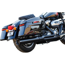 2-into-1 Sidewinder Exhaust System — Guardian Black, 50 State