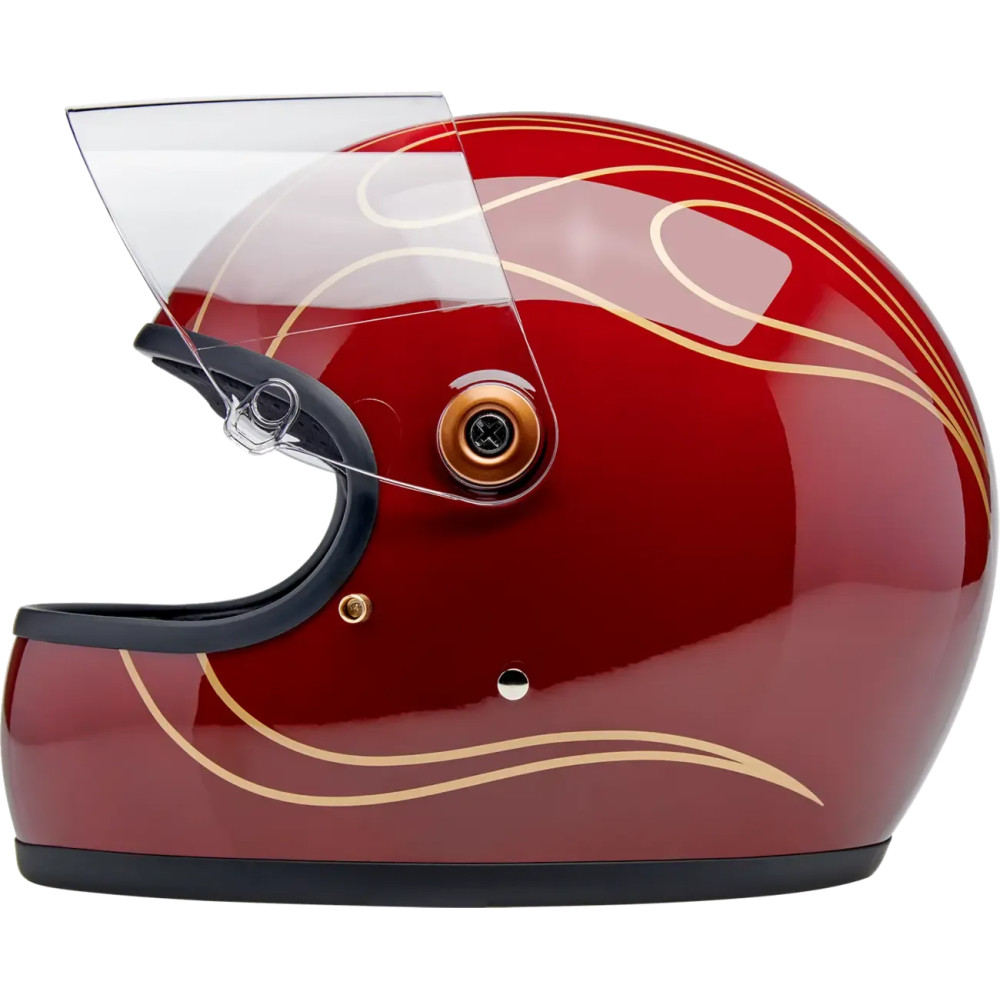 Gringo S Helmet — Size M, Full-Face, Garnet Red Gloss