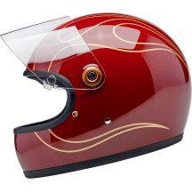 Gringo S Helmet — Size M, Full-Face, Garnet Red Gloss