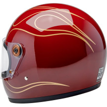 Gringo S Helmet — Size M, Full-Face, Garnet Red Gloss