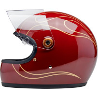 Gringo S Helmet — Size L, Garnet Red
