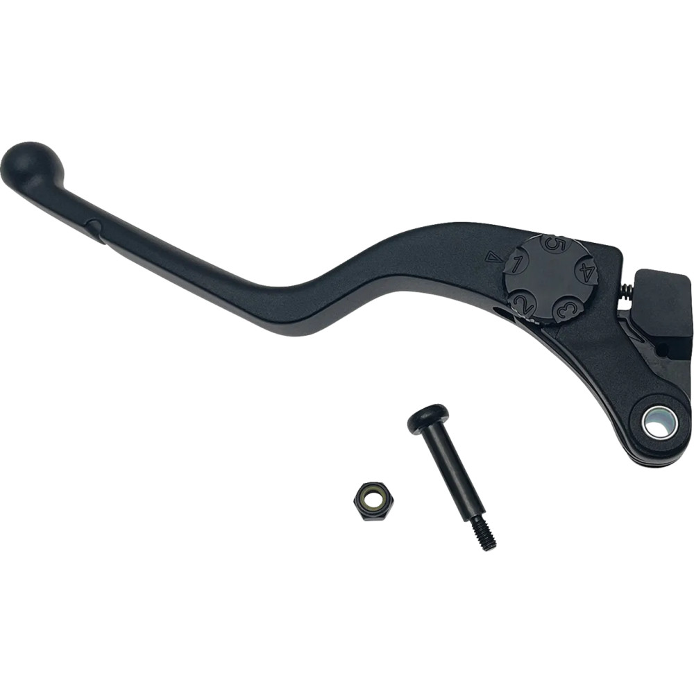 Clutch Lever Assembly — 22 mm (7/8"), Black Matte