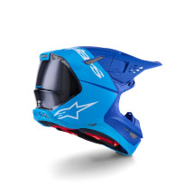 Supertech M10 Flood MIPS® Helmet — Size M, Black/Blue, Gloss