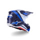 Casco S-M7 Rise — Talla M, Azul, Fibra de vidrio compuesta