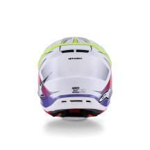 SM7 Fuse Helmet — XL, White/Purple/Yellow
