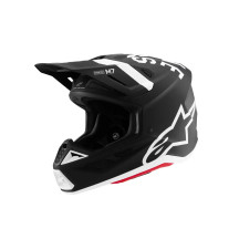 S-M7 Dasher Casco — Talla S, Negro mate