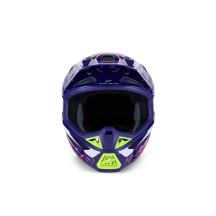Casco S-M7 Deed — Talla XL, púrpura brillo