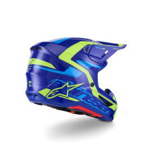 SM7 Deed Helmet — 2XL, Blue/Black, Gloss