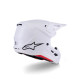 Casco S-M7 — 2XL, Blanco, Fibra de vidrio compuesta