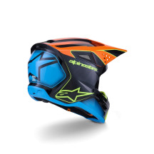 SM3 Fray Helmet — Size M, Black, Orange, Yellow
