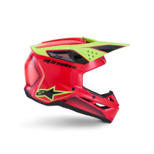 SM3 Fray Helmet — Size M, Red gloss