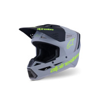 SM3 Radium Helmet — Size S, Black, Gray, Yellow