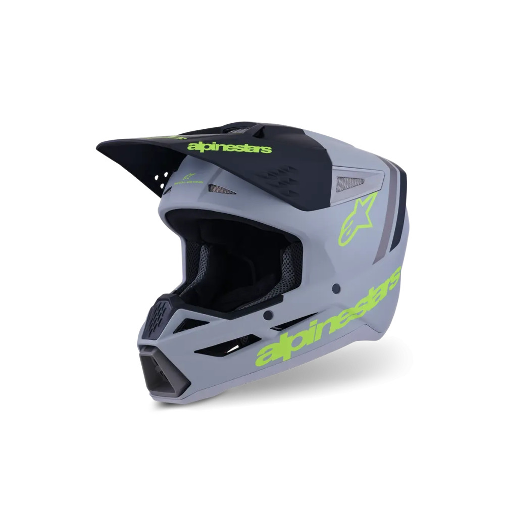 SM3 Radium Helmet — Size S, Black, Gray, Yellow