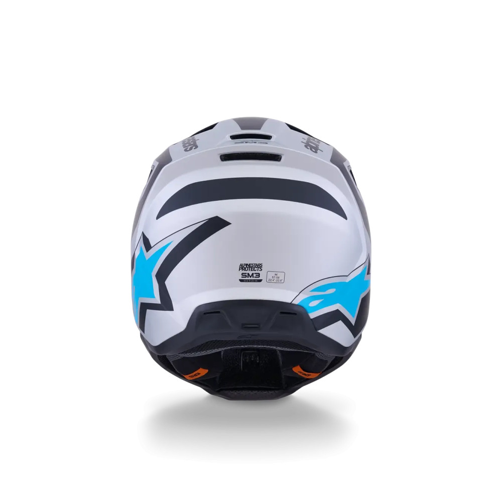 Casco SM3 Heat — Talla XS, Plata mate