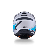 Casco SM3 Heat — Talla S, Plata mate