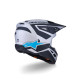 Casco SM3 Heat — Talla M, Plateado mate