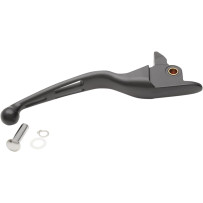 Slotted Wide Blade Replacement Brake Lever — Black, matte