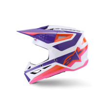 Casco SM3 Heat — Talla S, Rosa, Morado, Blanco