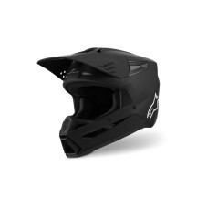 SM3 Solid Helmet — Size XS, Matte Black