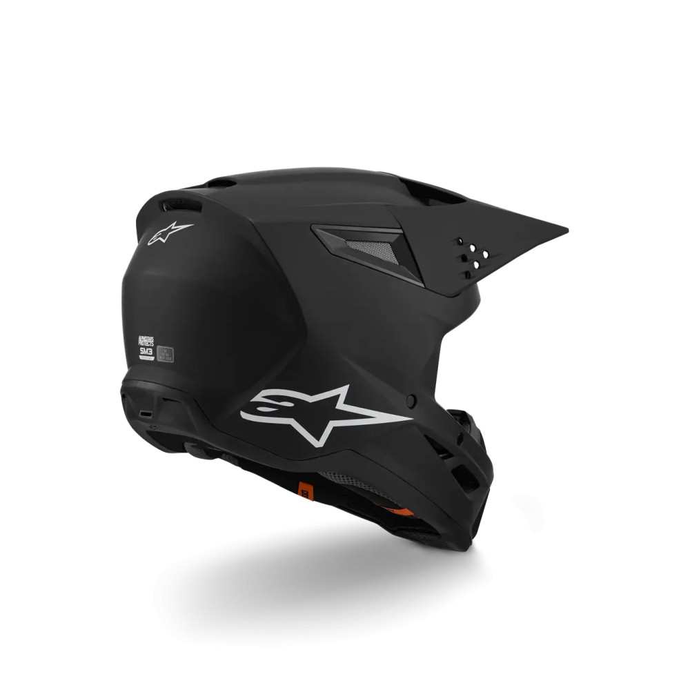Casco SM3 Sólido — Talla S, Negro mate