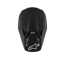 Casco SM3 Sólido — Talla M, negro