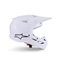 Casco SM3 Solid — Talla S, Blanco