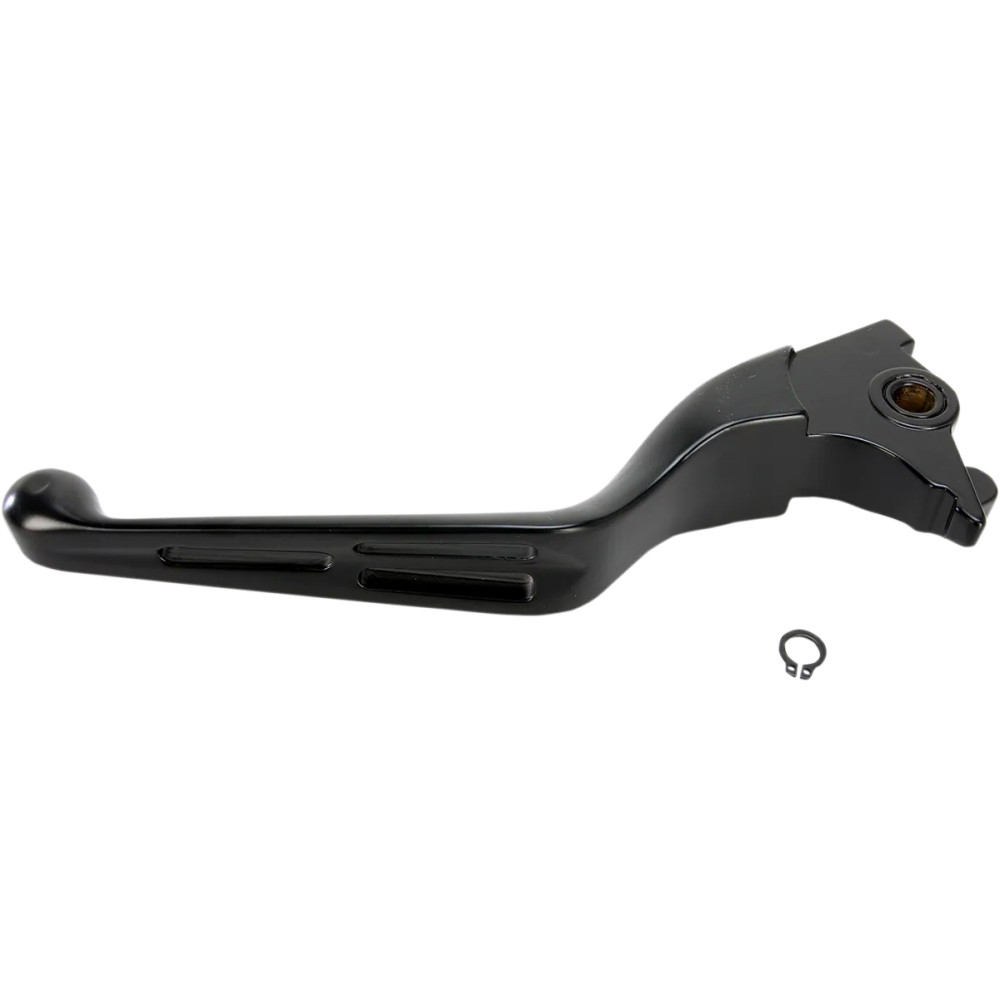 Slotted Wide Blade Replacement Brake Lever — Hydraulic, Black matte
