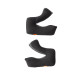 SM3 Helmet Cheek Pad — SM3 fit, Gray, Adult