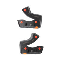 SM3 Helmet Cheek Pad — Gray, +5 mm, Adult