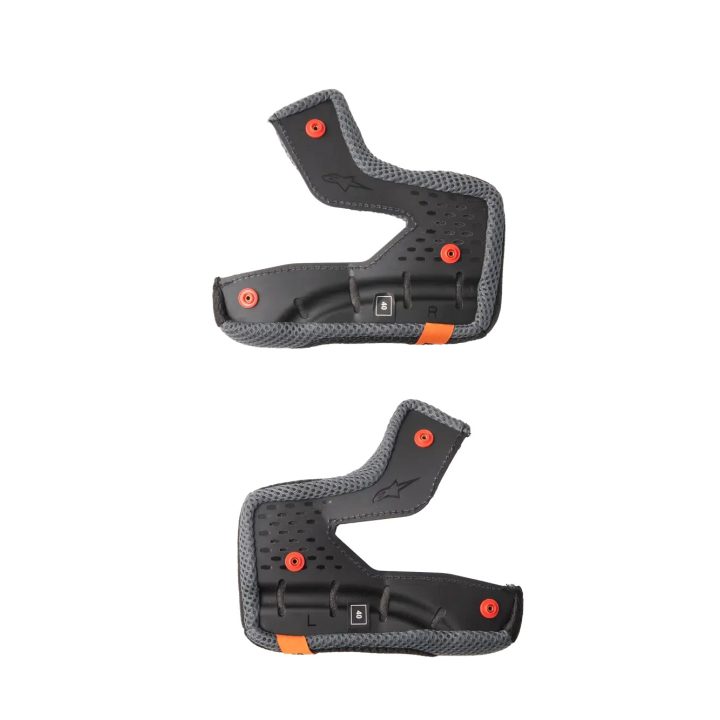 S-M7 Helmet Cheek Pads — Black