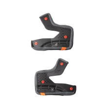 Almohadillas de mejillas para casco S-M7 — Compatible con S-M7, negro