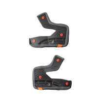 Almohadillas de mejillas para casco S-M7 — Compatible con S-M7, negro