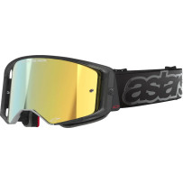 Supertech Vision Vista Goggle — One Size, Black, Gold Mirror