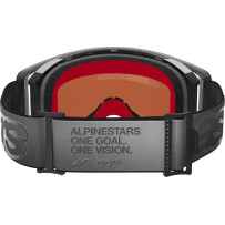 Supertech Vision Vista Goggle — One Size, Black, Gold Mirror