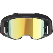 Gafas Supertech Vision Vista — Talla única, Negro, Espejo dorado