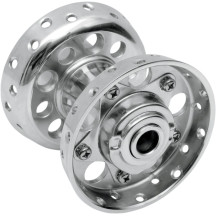 Star Hub with Timken-Style Bearings — Front, Rear, Chrome, Silver