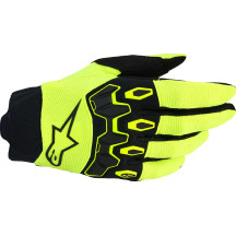 Guantes Full Bore V2 — XL, amarillo fluorescente/negro, MX