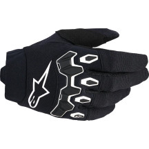 Guantes Full Bore V2 Juvenil — 2XS, Negro/Blanco