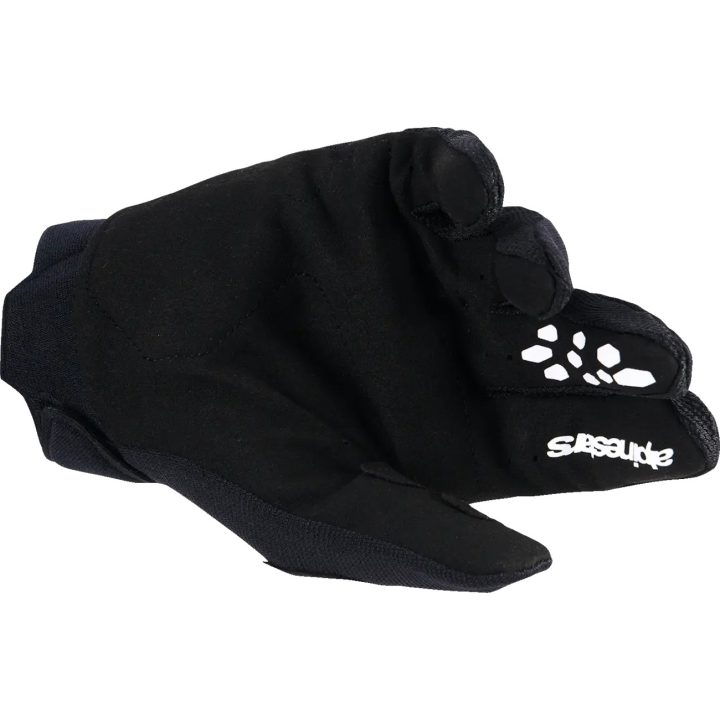 Youth Full Bore V2 Gloves — S, Black/White